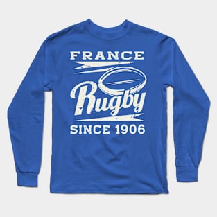 Vintage France Rugby Since 1906 Long Sleeve T-Shirt